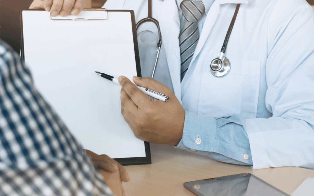 prueba de visión en revisión médica carnet de conducir